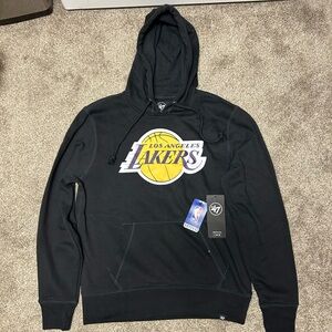 Los Angeles Lakers 47 Brand NBA Imprint Headline Hoodie